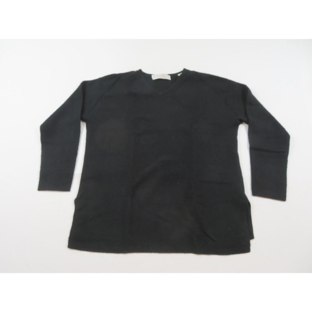 Valerie Stevens Cashmere Sweater, Black Womens Sz S